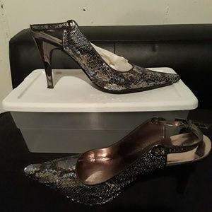 Sequin Sling backs